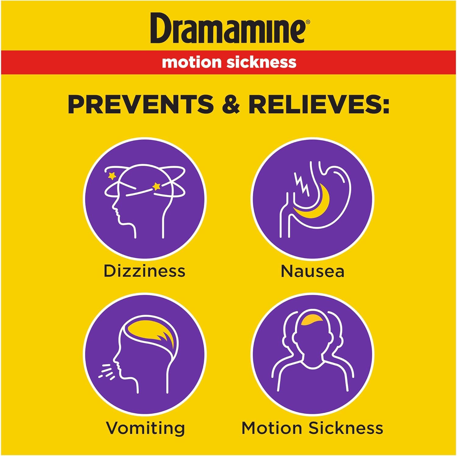 Dramamine Motion Sickness Relief - All Day Less Drowsy, 16 Count - Image 3