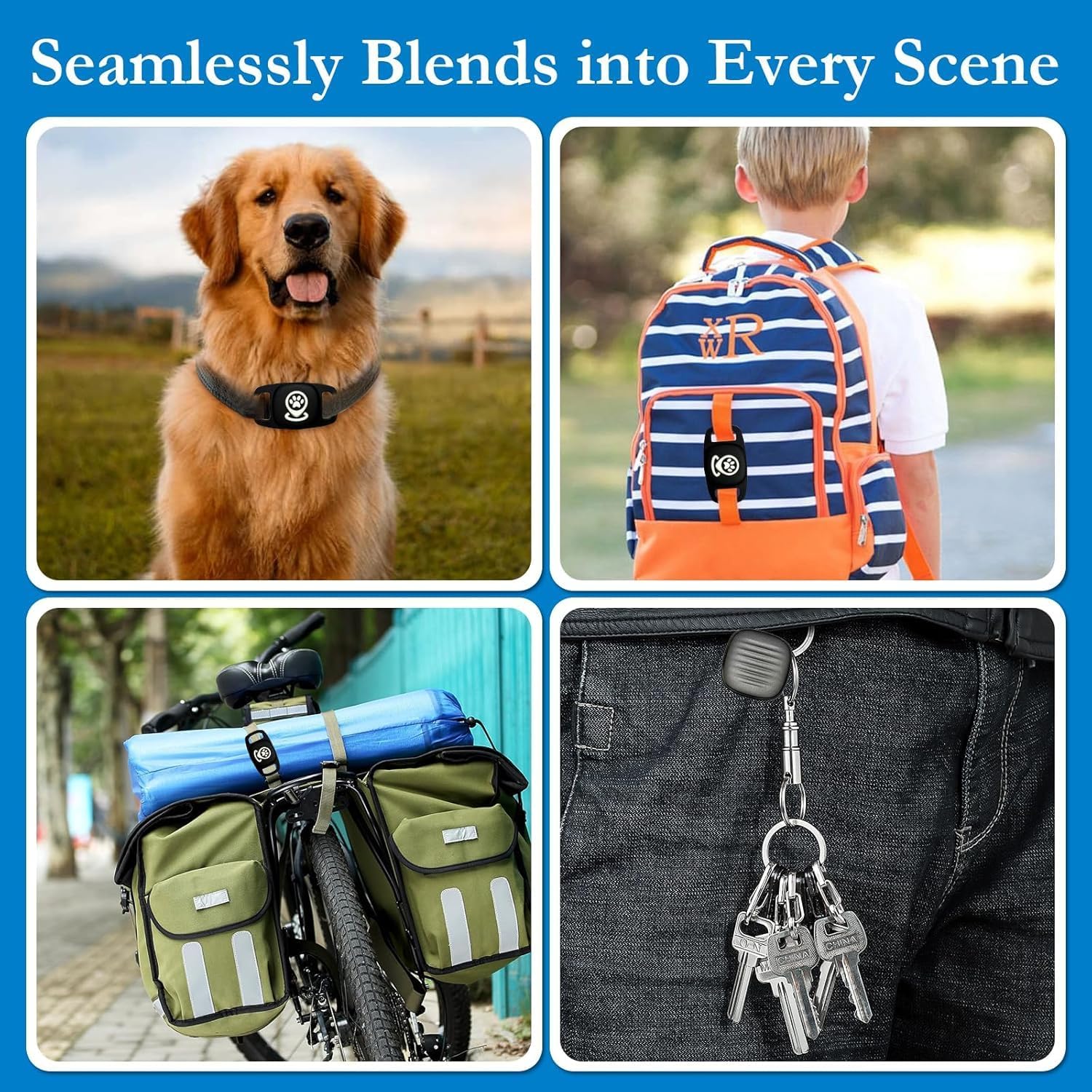 Smart Pet Tracker with Collar Holder, Personalized Dog Location Finder, MFi Certified, No Monthly Fees, Compatible with Apple Find My (iOS Only), Not a GPS Tracker-Black - Image 7