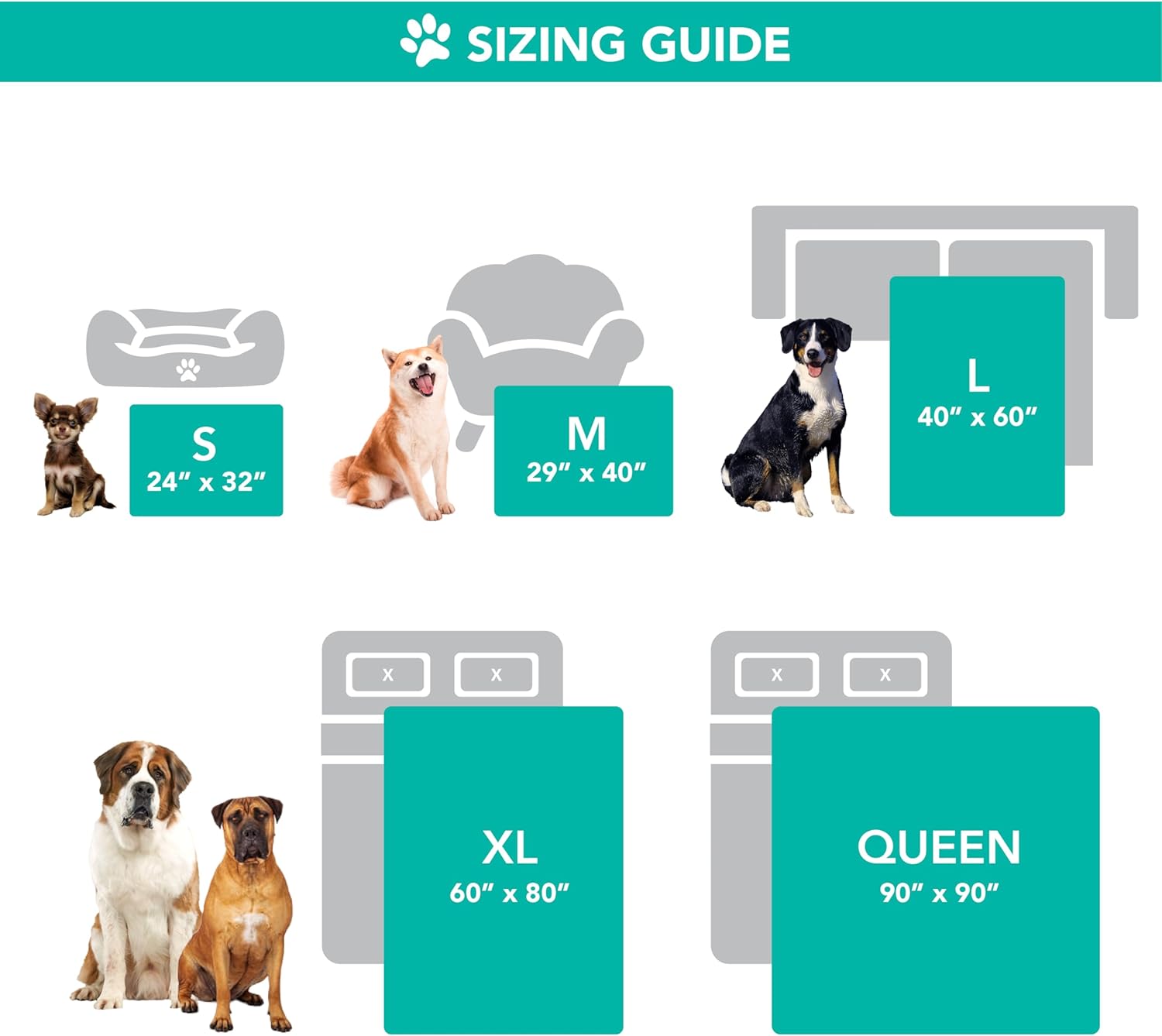 PetAmi Dog Blanket for Medium Large Dogs, Pet Bed Blanket Cat Puppy Kitten, Fleece Furniture Couch Cover Protector Sofa Car, Soft Sherpa Dog Throw Plush Reversible Washable, 40x60 Checker Red - Image 7