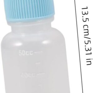 Toyvian 3Pcs Small Pet Feeding Bottles for Newborn Puppies and Kittens Portable Dispenser Kit with Silicone Tips Sturdy and Lightweight Design for Easy Feeding