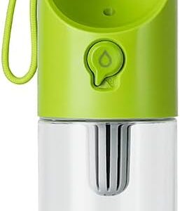PETKIT Dog Water Bottle with Filter BPA Free, Leak Proof Dog Drinking Bowl, Food Grade Material, Lightweight Portable Pet Water Bottle for Walking, Hiking, Travel