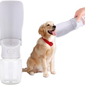 Portable Pet Travel Water Bottle 350 ml, Lightweight Portable Dog & Cat Drinking Dispenser