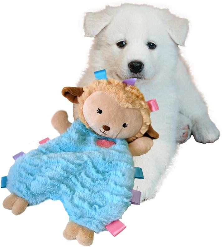 SPOT Soothers- Tabbie Lambie Dog Toy-Separation Anxiety Toys for Dogs, Stuffing Free, Scented with Calming Lavender Fragrance Beads to Safely Calm and Relax Dogs and Puppies, 8in - Image 5