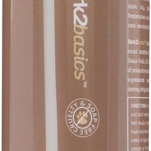 Bark2Basics Oatmeal Dog Shampoo, 16 oz – Natural Colloidal Oatmeal, Natural Ingredients, Calms Dry Itchy Irritated Skin, Moisturizes and Soothes the Skin and Coat, Professional Grade