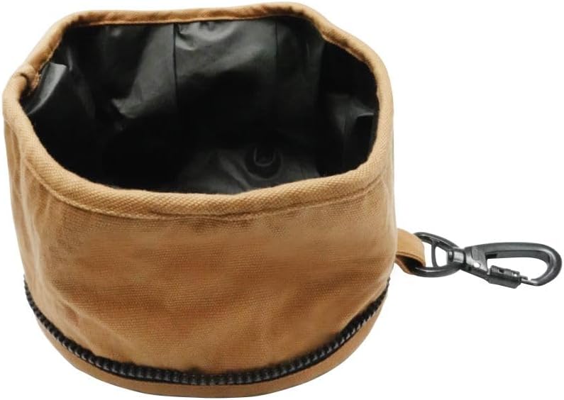 Collapsible Travel Bowl for Pets, Khaki