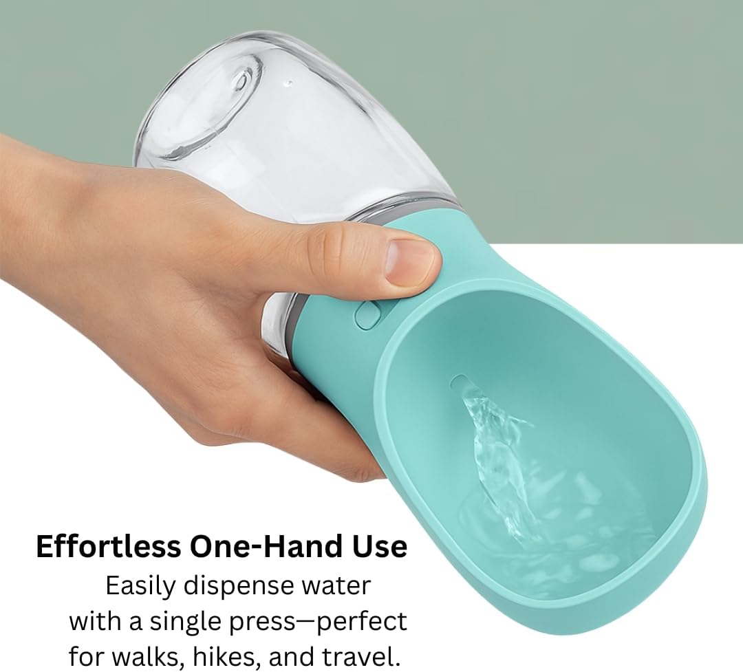 Portable Dog Water Bottle,19oz, Portable Dog Water Bottle Dispenser - Image 2