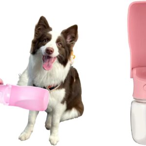 Dog Water Bottle, Outdoor Companion Portable Pet Folding Water Bottle, Leak-Proof Design, Lightweight for Hiking and Travel