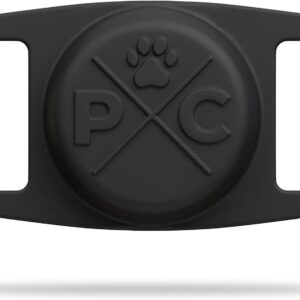 Pup Culture AirTag Dog Collar | Durable & Protective Dog AirTag Holder - Track Your Pet Using Apple AirTag Technology - Dog Collar AirTag Holder -for Dogs and Cats