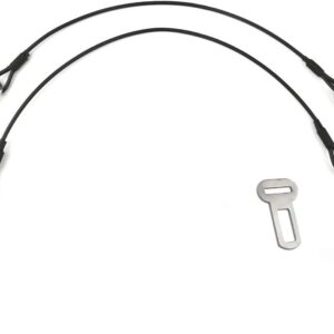 Dog Car Seat Belt Restraint, Sonku 2 Pack Proof Steel Cable Safety Vehicle Belt Fit for Small, Medium, Large, and X-Large Dogs