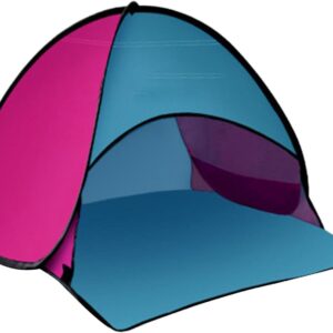 Dog Shade Canopy – Outdoor Pet Tent, Foldable Sun Shelter | Portable UV Resistant Dog Shade Tent, Beach Travel Canopy for Small Pets, Lightweight Windproof Tent with Built-in Holder for Mobile Viewing