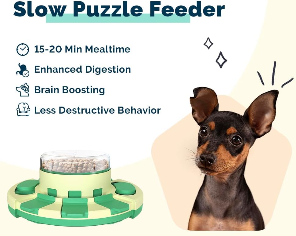 Pegogo File Toy with 4 Non-Slip Pads| Dog Treat Puzzle | Slow Feeder Dog Puzzle Toy - Image 2