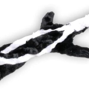 Jeffers Pet Thinnies Unstuffed No Squeaker Dog Toy – 21" Plush Skunk, Flat Stuffing Free Chew Toy for Small, Medium & Large Dogs – Soft, Interactive Play, Fetch, Tug, Training, Teething
