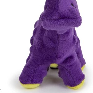 goDog Just For Me Dinos Bruto Squeaky Plush Dog Toy, Chew Guard Techno...