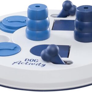 TRIXIE Flip Board Dog Enrichment Toy, Intermediate Level 2 Dog Puzzle, Interactive Treat Game for Small to Medium Breeds