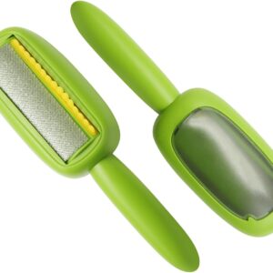 Reusable Lint Roller Lint Brush Pet Hair Removal Tool Washable Portable Multi-Surface Cat and Dog Fur Removal Efficient Clean for Clothes Furniture Carpet Bedding Dust Car Seat