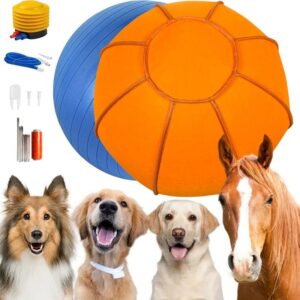 Herding Ball for Dogs, 25″ Horse Ball with Cover, Dog Herding Ba...