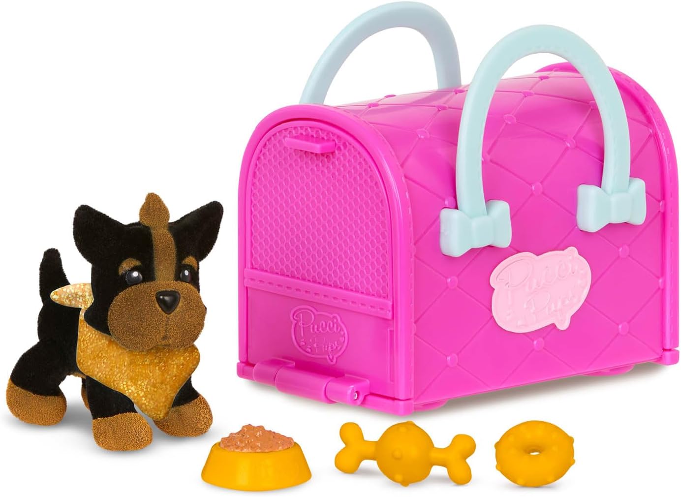 Pucci Pups – Collectible Puppy Set – 6 Toy Dogs Included – Carrier Purse – Food Bowls & Accessories 3+ Years - Image 5