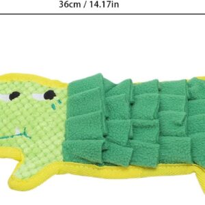 Pssopp Dog Sniffing Mat, Interactive Slow Feeder Puzzle Pad with Foraging Grass Design for Dog Boredom Buster Anxiety Relief