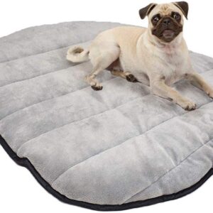 Max and Neo Travel Dog Bed 39" x 30" Fluffy Lightweight Portable Pet Mat with Carry Bag - We Donate One for One for Every Product Sold