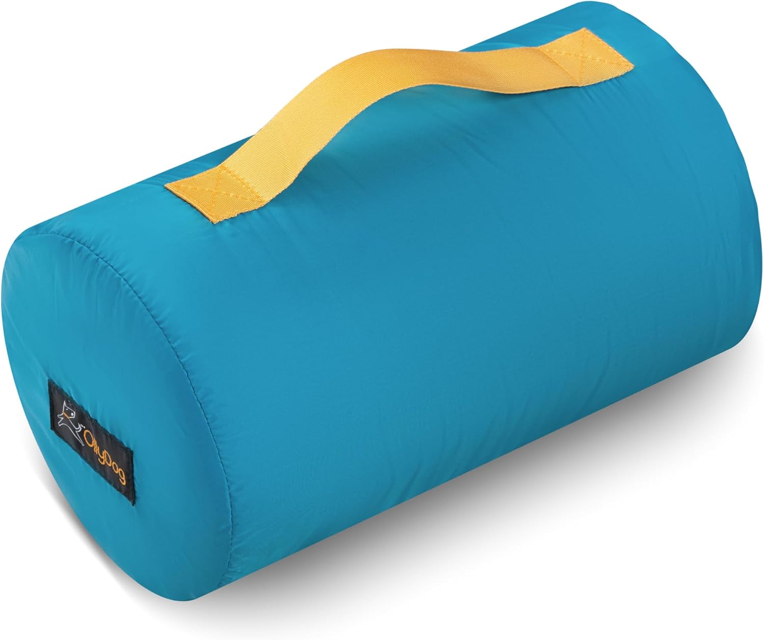 OllyDog Meeker Sleeping Bag, Water-Resistant, Warm, Packable Pet Bed Mat Storage Bag for Indoor and Outdoor Travel, Camping, Hiking, Backpacking (Blue/Mango) - Image 5