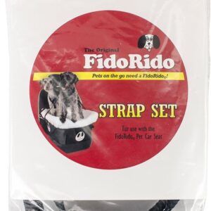 Dog Car Seat Strap and Buckle Replacement Set - Safety Restraint System for Pet Booster Seat, Dog Seatbelt Harness, Car Accessories and Travel Essentials