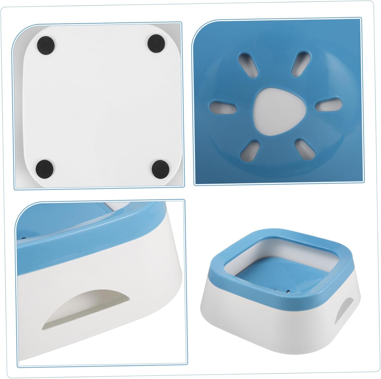 Totority Dog Water Bowl Floating Disk Spill Design for Cats and Dogs Portable Pet Feeder for Travel Safe and Plastic Material for Home and Outdoor Use - Image 6