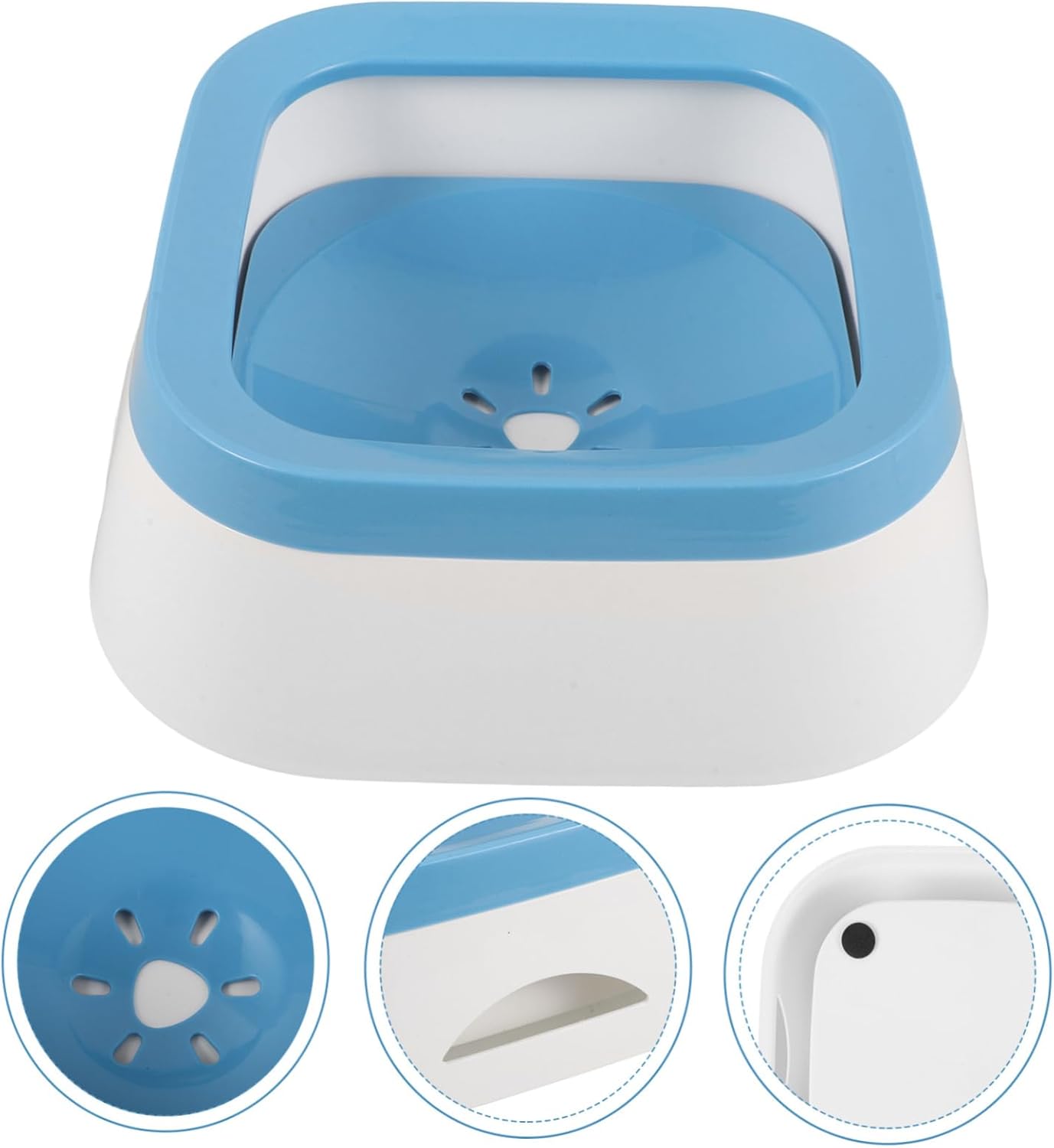 Totority Dog Water Bowl Floating Disk Spill Design for Cats and Dogs Portable Pet Feeder for Travel Safe and Plastic Material for Home and Outdoor Use - Image 9