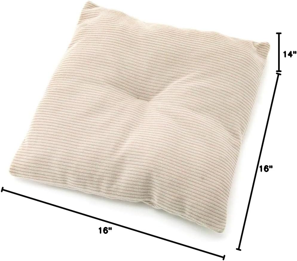 Best Pet Supplies Pet Tent-Soft Bed for Dog and Cat Beige Corduroy, 16" x 16" x H:14" - Image 6