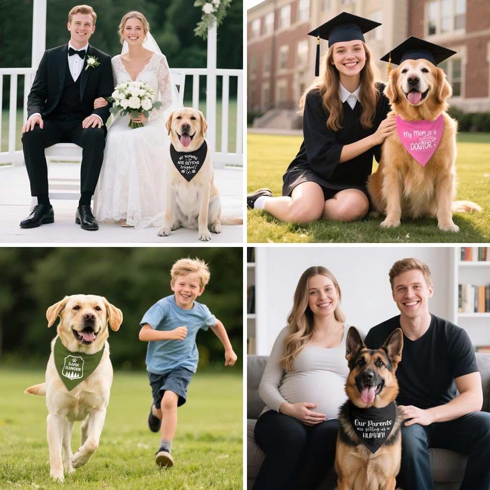 Funny Outdoor Dog Bandana, Puppy Scarf Photo Prop for Outdoor Adventure Hiking Camping Mountain, Gifts for Ranger (Forest) - Image 6