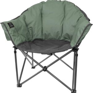 Kuma Outdoor Gear Lazy Bear Chair with Carry Bag, Ultimate Portable Luxury Outdoor Chair for Camping, Glamping, Sports & Outdoor Adventures (Sage/Graphite)