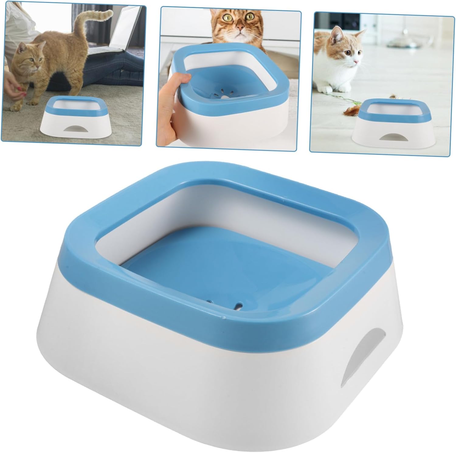 Totority Dog Water Bowl Floating Disk Spill Design for Cats and Dogs Portable Pet Feeder for Travel Safe and Plastic Material for Home and Outdoor Use - Image 8