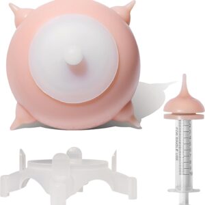 Doggiema Puppy Feeder Puppy Milk Feeder Puppy Nursing Station Puppy feeders for Multiple Puppies Puppy Milk replacer Dongdong pet S Size Bowl (Toy/Small Puppy)