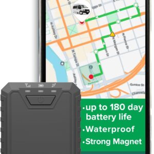 Tracki Pro GPS Tracker for Vehicles, USA made tech. Up to 7 Months Batt. Waterproof Magnetic 4G LTE Long Battery Life 2-7 Month, Unlimited Distance, Subscription Required, Multi Alerts, Hidden Tracker