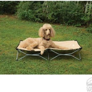 Carlson Pet Products Large Portable Pup Travel Pet Bed, Tan
