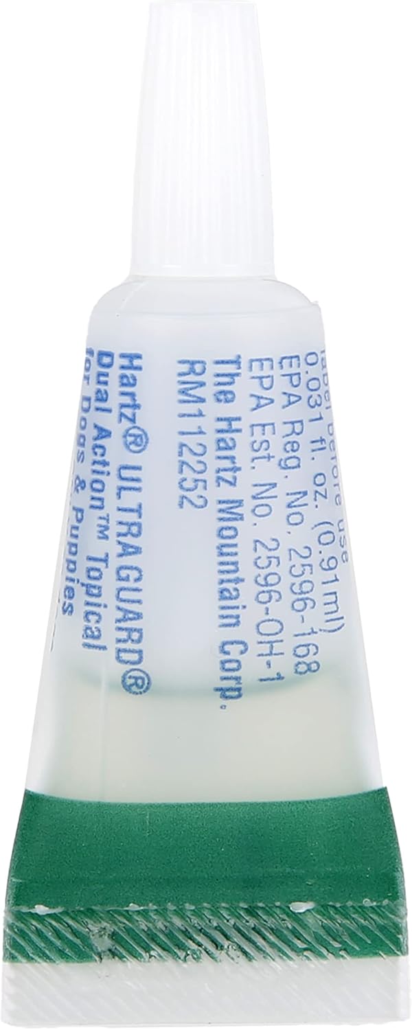 Hartz UltraGuard Dual Action Flea & Tick Topical Dog Treatment and Flea and Tick Prevention, 6 Months, 5-14 Pound Dogs 6-count(Pack of 1) - Image 3