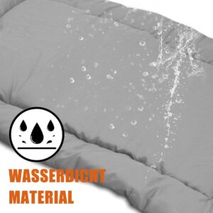 Outdoor Dog Bed, 35”x24“ Portable Camping Travel Dog Bed, Soft, Comfortable, Waterproof, Non-Slip, Machine Washable Easy to Clean Pet Mat for Small, Medium and Large Dog and Cat