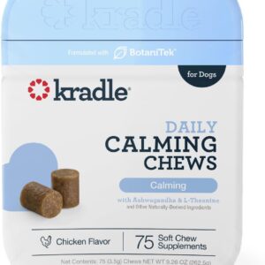 Kradle Calming Chews for Dogs – Anxiety and Stress Support &#821...
