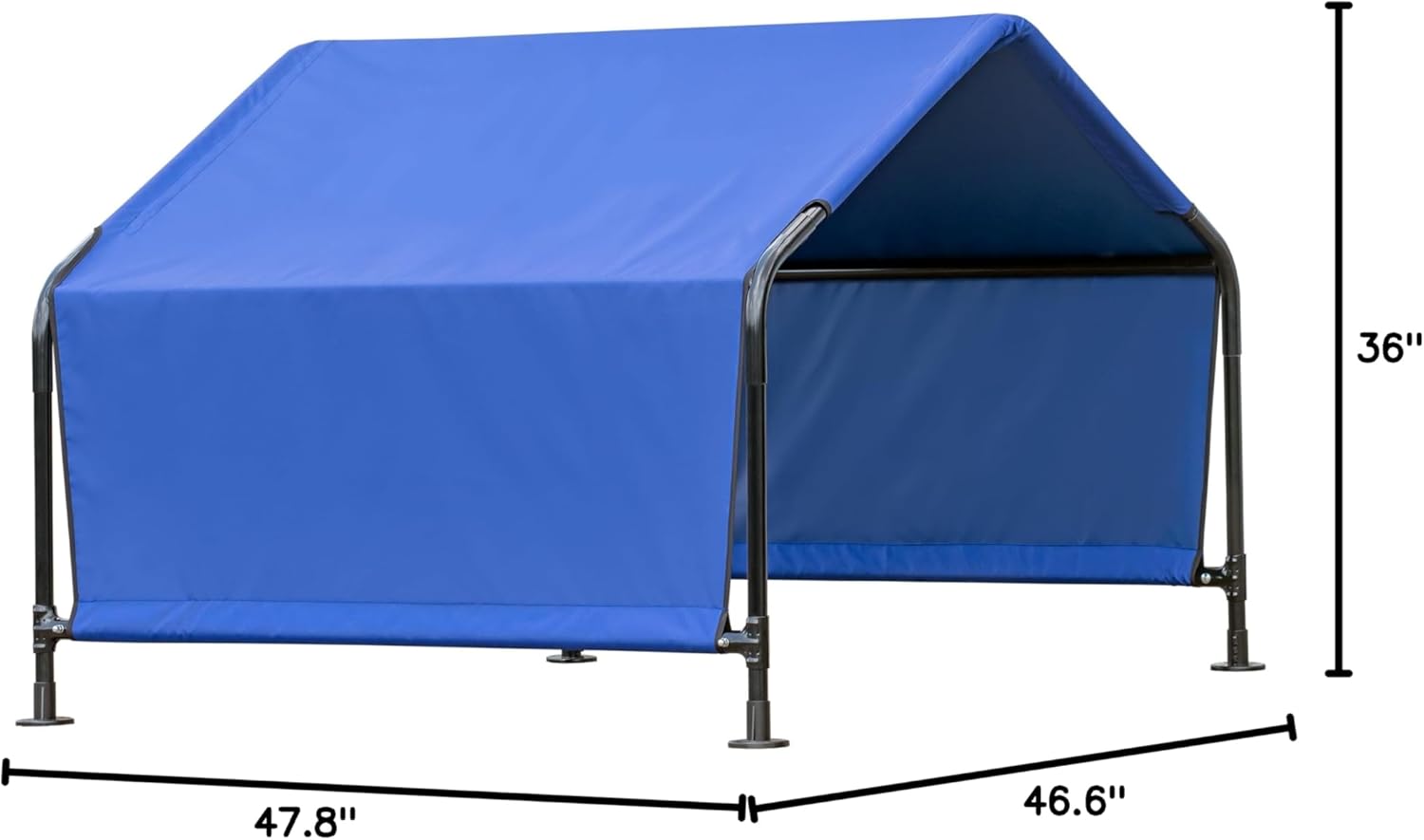 ShelterLogic 4' Outdoor Pet Shade, Versatile Pet Canopy Tent for Dogs, Cats, Small Animals and Livestock, Blue - Image 9