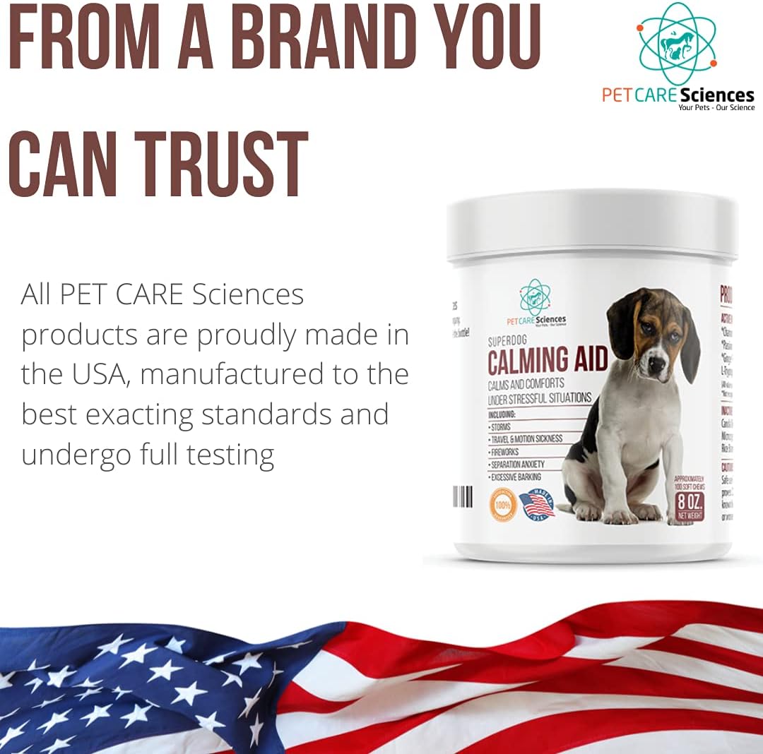 Calming Chews for Dogs or to Calm Puppy - Natural Dog Anxiety Relief - Anti Car Motion Sickness for Dog Calming Treats - Made in The USA - 100 Tasty Turkey Flavor Chews - Image 6