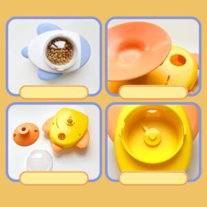 Pet Interactive Leakage Toy, Aircraft-Shaped Puzzle Feeder, Dog Training Snack Challenge Kit, Slow Feeding Play Function, Travel Mental Stimulation System, 3.94 Inches, for Home