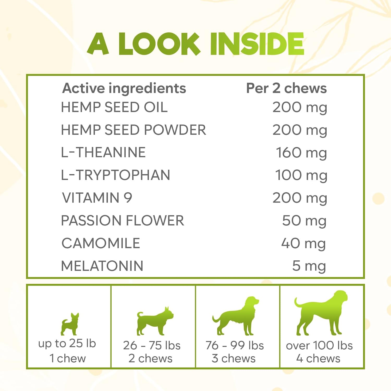 ZENO Hemp Calming Chews for Dogs Anxiety 200 pcs - Chicken Flavored - Anxiety Relief - Calming Chews Treats - Melatonin for Dogs - for Stress, Travel, Check-up, Barking or Grooming - Image 6