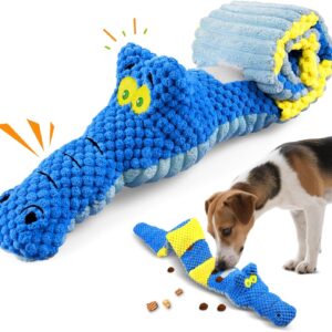 Interactive Squeaky & Crinkle Dog Puzzle Toys - Plush Dog Enrichment Toys to Keep Them Busy, Cognitive Dog Toys for Small, Medium and Large Dogs