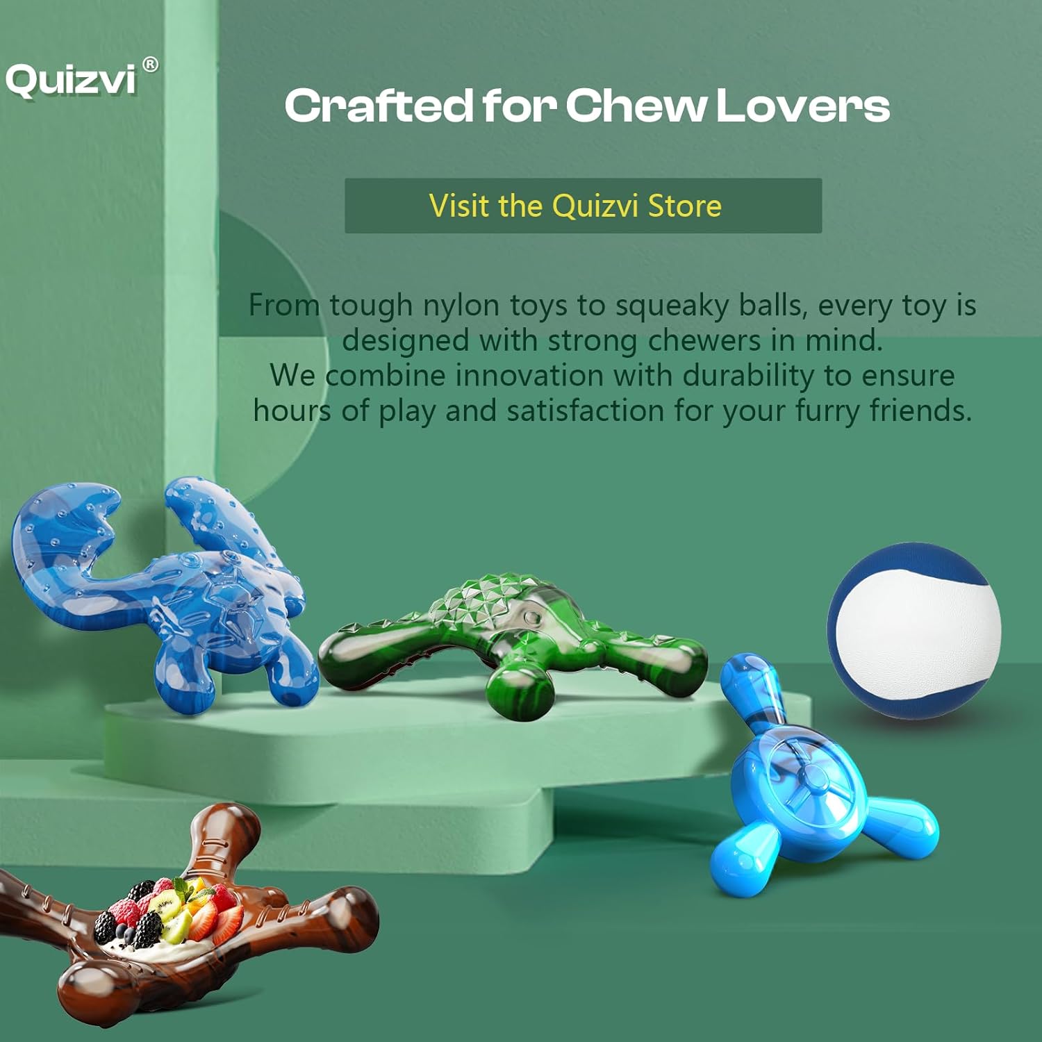 Indestructible Chew Toy for Aggressive Chewers – Tough Nylon Dog Toy for Teething Small Breeds, Durable Puppy Bone for Teeth Cleaning & Boredom Relief, Ideal Dog Birthday Gift - Image 7