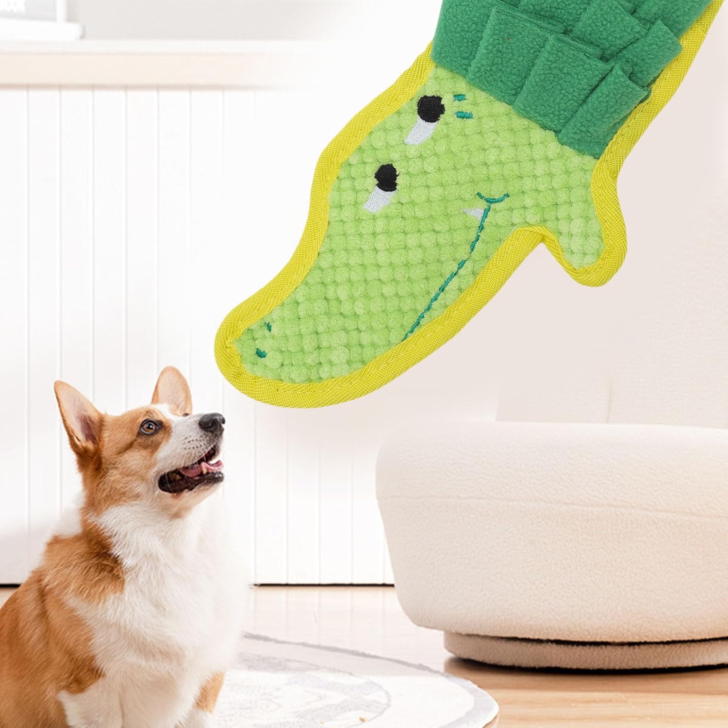 Pssopp Dog Sniffing Mat, Interactive Slow Feeder Puzzle Pad with Foraging Grass Design for Dog Boredom Buster Anxiety Relief - Image 6