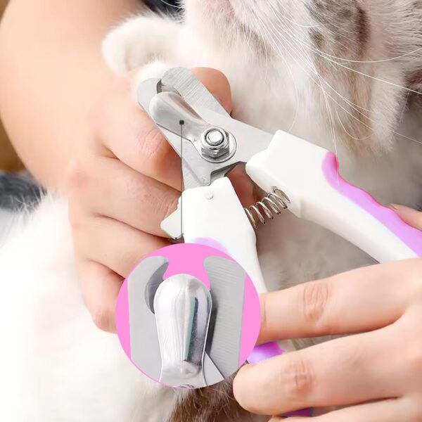 Zoocozy Cat Dog Nail Clippers and Trimmers, Pet Grooming Supplies with Safety Guard, Avoid Overcutting, Cat Dog Claw Care(Pink) - Image 6