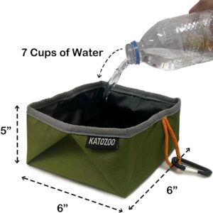 Travel Dog Bowls, 2 Pack 60oz Collapsible Dog Bowls for Food and Water