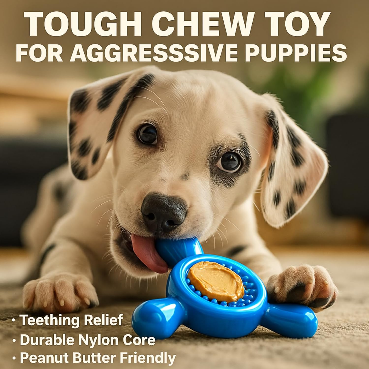 Indestructible Chew Toy for Aggressive Chewers – Tough Nylon Dog Toy for Teething Small Breeds, Durable Puppy Bone for Teeth Cleaning & Boredom Relief, Ideal Dog Birthday Gift - Image 5