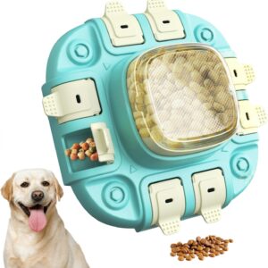 Dog Puzzle Toy,3 in 1 Food Dispenser Slow Feeder Treat Puzzles Bowl