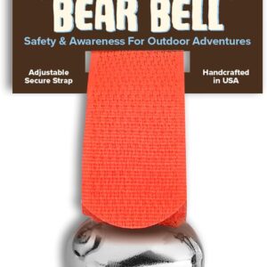 Trailblazin' Bear Bell for Outdoor Safety, Camping, Hiking Essentials, Bike Bells, Backpacking & Dog Bell to Alert Wildlife, Off-Leash Tracking, Made in USA