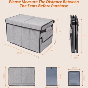 Back Seat Extender for Dogs up to 120LBS, Car Seat with Pocket, Portable Dog Back Seat Extender for Road Trip, Car Organizer Gap Filler Keep Dog from Falling into The Foot Space